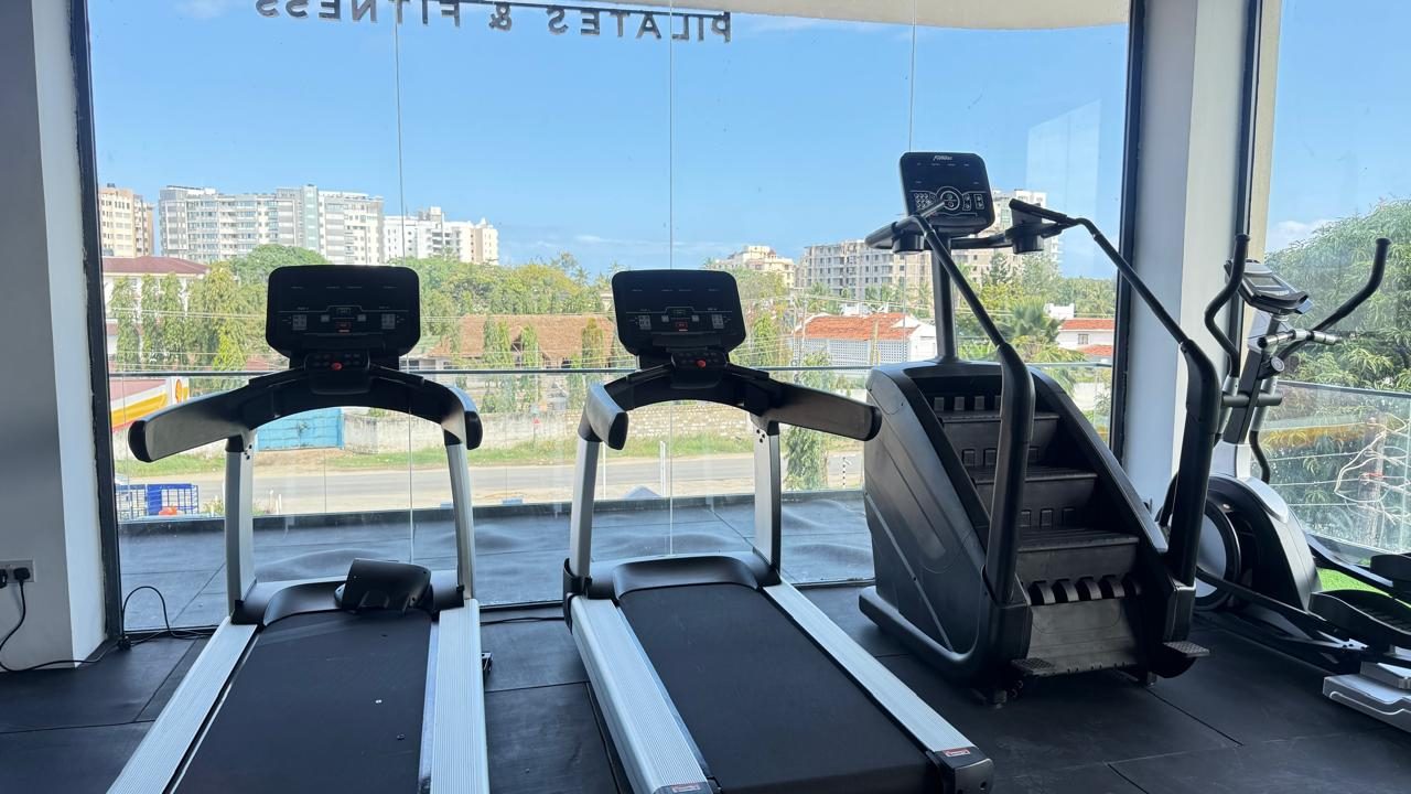 Modern gym interior
